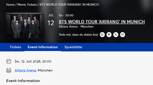 Bts tickets münchen - bts,