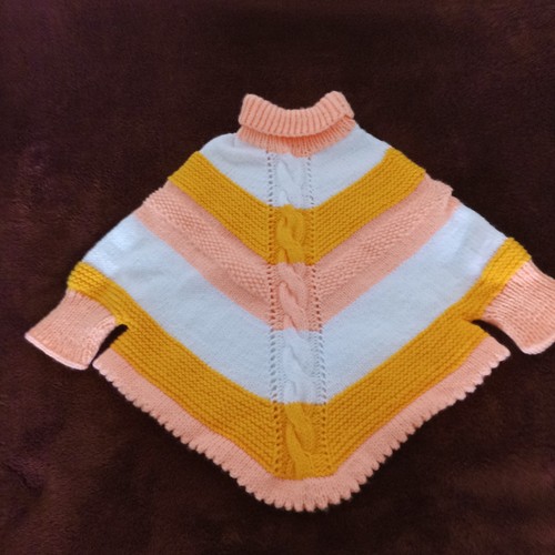 Kinderponcho unikat - ,