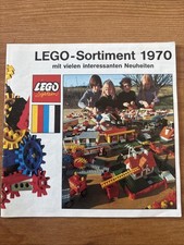 LEGO Katalog 1970 Lego-Sortiment Assortiment Tru Vintage Brochure