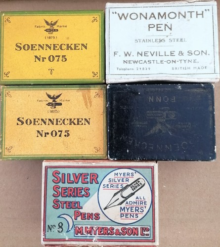 Verschiedene schreibfedern - verschiedene,