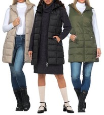 JDY Damen lange Steppweste