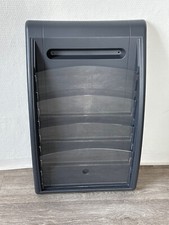 Paperflow Wand-Prospekthalter DIN A4 quer 240 x 320 mm 4 Fächer anthrazit /B