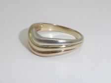 333 Gold Ring 8K Gelbgold Weißgold Rotgold Tricolor Ring RG 60 - 19,1 mm 7282