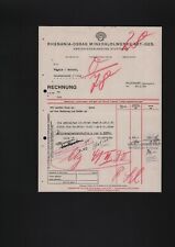 STUTTGART, Rechnung 1930, Rhenania-Ossag Mineralölwerke AG