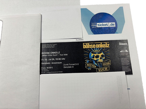 Böhse onkelz tickets - tickets, 2026
