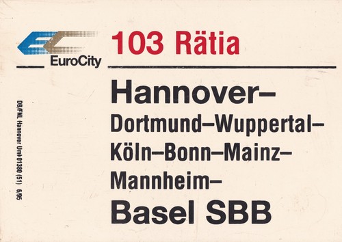 Zls 103 rätia - 103, hannover
