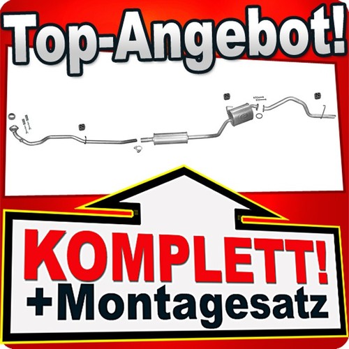 Auspuff für daihatsu cuore - auspuff, vi