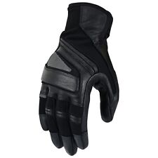 Motorrad leder handschuhe biker Motorrad Sommer Handschuhe Schwarz Gr S-3XL