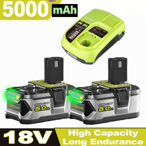 Für ryobi akku 18v - 18v, 5.0ah