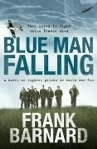 Blue man falling barnard - blue,
