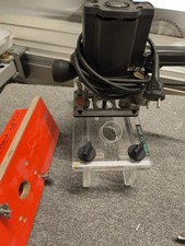 Frasschablone Bodentürdichtung Oberfräse Rot