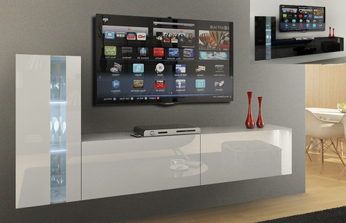 Moderne wohnwand schrankwand - moderne,