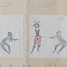 Illustration Karikatur Thieler