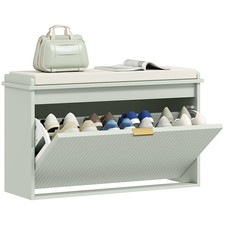 Schuhaufbewahrungsbank grün