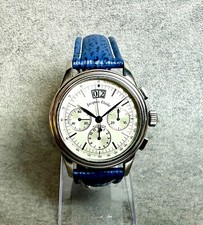 Jacques Etoile Grand Guichet Flyback mit echt Silber Zifferblatt 42mm #45