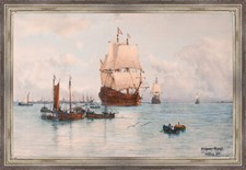 Hamburg Hafen 1914 Segelschiff