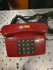 Vintage Posttelefon Tel 01 LX Rot, Telefon, Tastentelefon, Bundespost, Retro #26