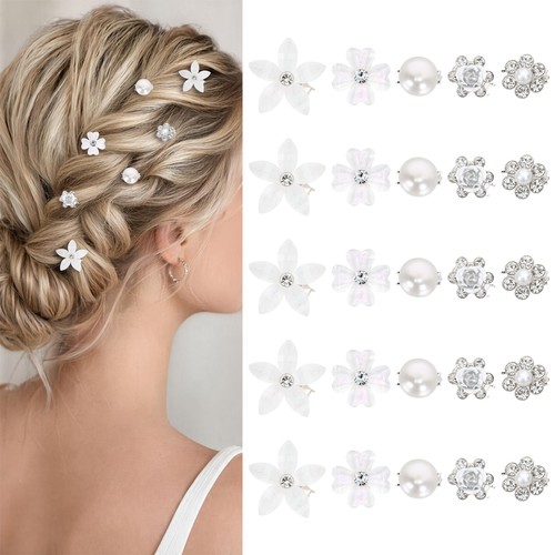 Stück haarschmuck blumen - 25,