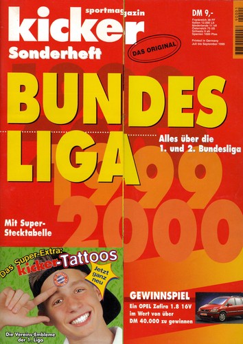 Kicker bundesliga sonderheft - bundesliga,