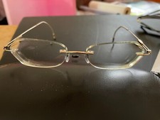 SILHOUETTE TITAN Brille - randlos - VINTAGE - im Originaletui