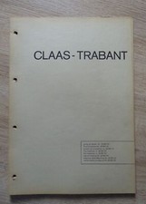 Claas Ballenpresse Trabant Ersatzteilkatalog