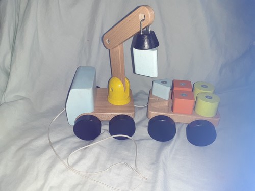 Holzspielzeug kranwagen mit - kranwagen,