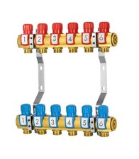 Messing Heizkreisverteiler