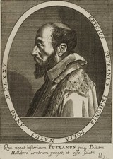 Historiker Erycius Puteanus,  1650, Kupferstich Barock Unbekannt (17.Jhd)