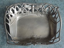 Jugendstil Zinnschale 95%