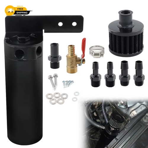 Schwarz 750ml oil catch can - oil,