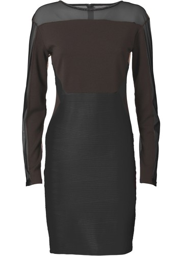 Kleid mit transparentarm - mit,