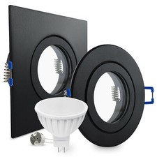 LED Einbaustrahler 12V schwarz