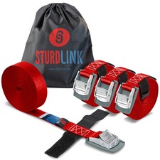 4er Set kleine Spanngurte 25mm