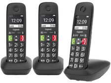 Gigaset E290 TRIO-SET   Senioren Telefon mit 3 schnurlosen Mobilteilen