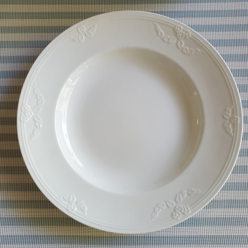 Fiori weiss suppenteller - fiori,