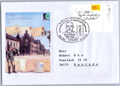Tag der briefmarke sst brief - tag,
