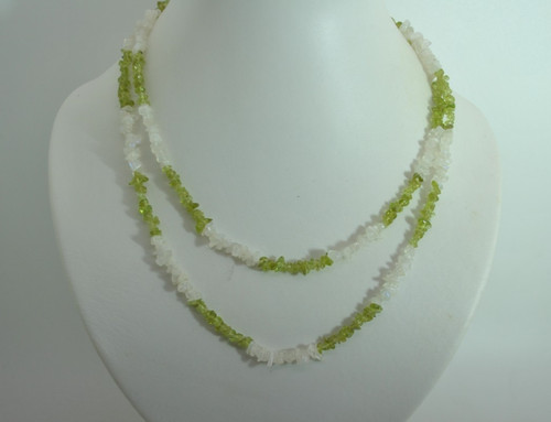 Mondstein und peridot - mondstein,