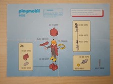 Playmobil Bauanleitung 4658 Tiefseetaucher A6 , 2 Seiten