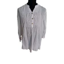 Bluse Weiß XXL Liberty Langarm