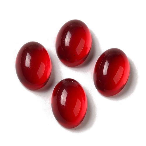 Glas cabochons oval - glas,