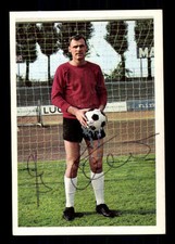 Burkhardt Öller Eintracht Braunschweig Bergmann Sammelbild 1967-68 Original Sign