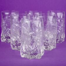 6 Becher Gläser Peill & Putzler Wassergläser Saftgläser Alaska Ice Look Vintage