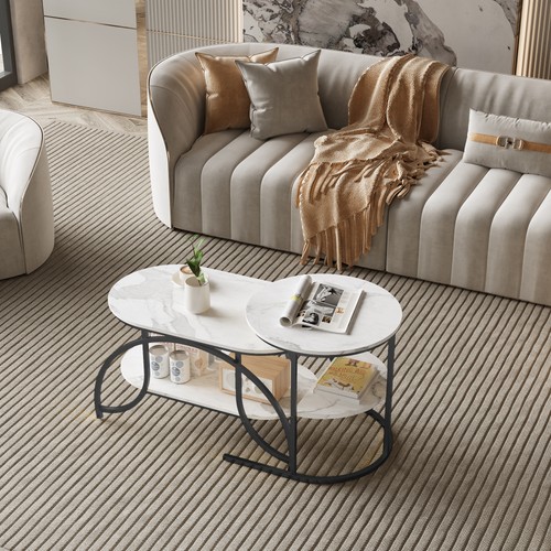 Couchtischset rund 2er - rund,