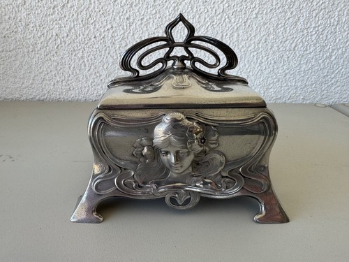 Wmf jugendstil zuckerdose mit - wmf,