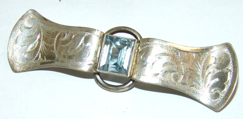 Alte brosche art deco silber - alte,