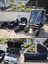 Mountain Buggy Zwillingskinderwagen Geschwisterkinderwagen Doppelsitz-Buggy 