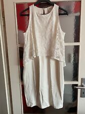 Damen Braut KLEID HOCHZEIT STANDESAMT Gr 42 Creme-weiss Bodyflirt Bonprix NEU