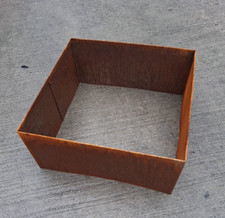 Edelrost Pflanzgefäß Hochbeet  Pflanzkübel rostig wie Cortenstahl