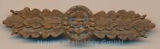 143549: MARINEFRONTSPANGE IN BRONZE, typische Bordfertigung aus Kupferblech
