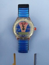 Swatch The Beep Uhr Helix Design Mit Pager Sammelstück (Mit Batterie)